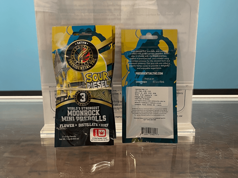 Sour diesel moon rock pre rolls