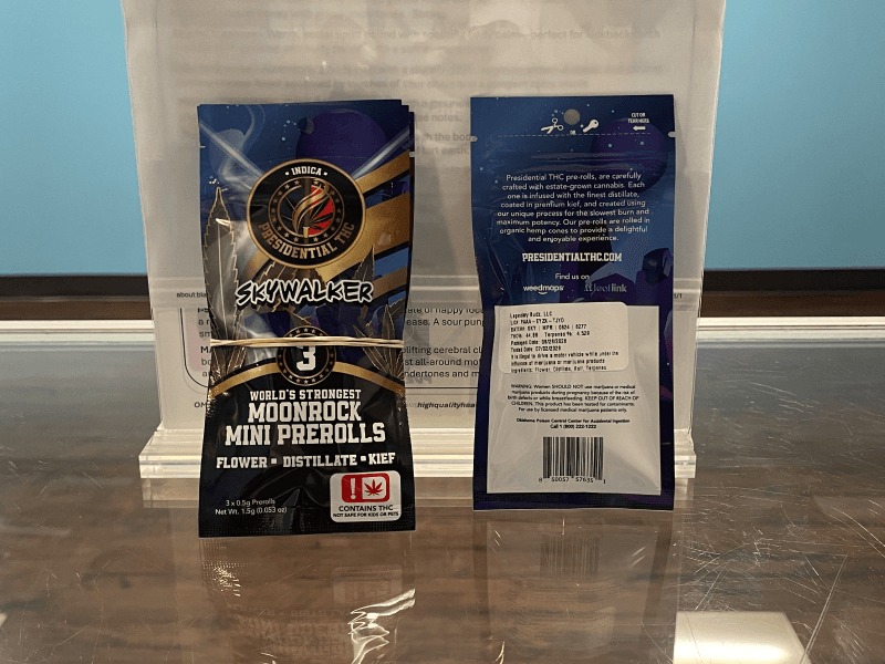 Skywalker presidential Thc moonrock pre rolls